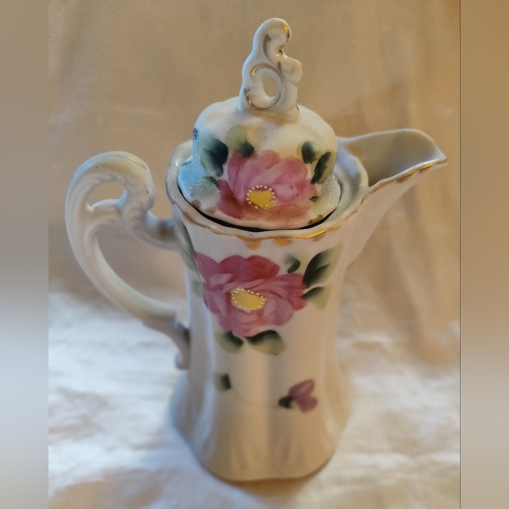 Nippon Hand-Painted Chocolate Pot